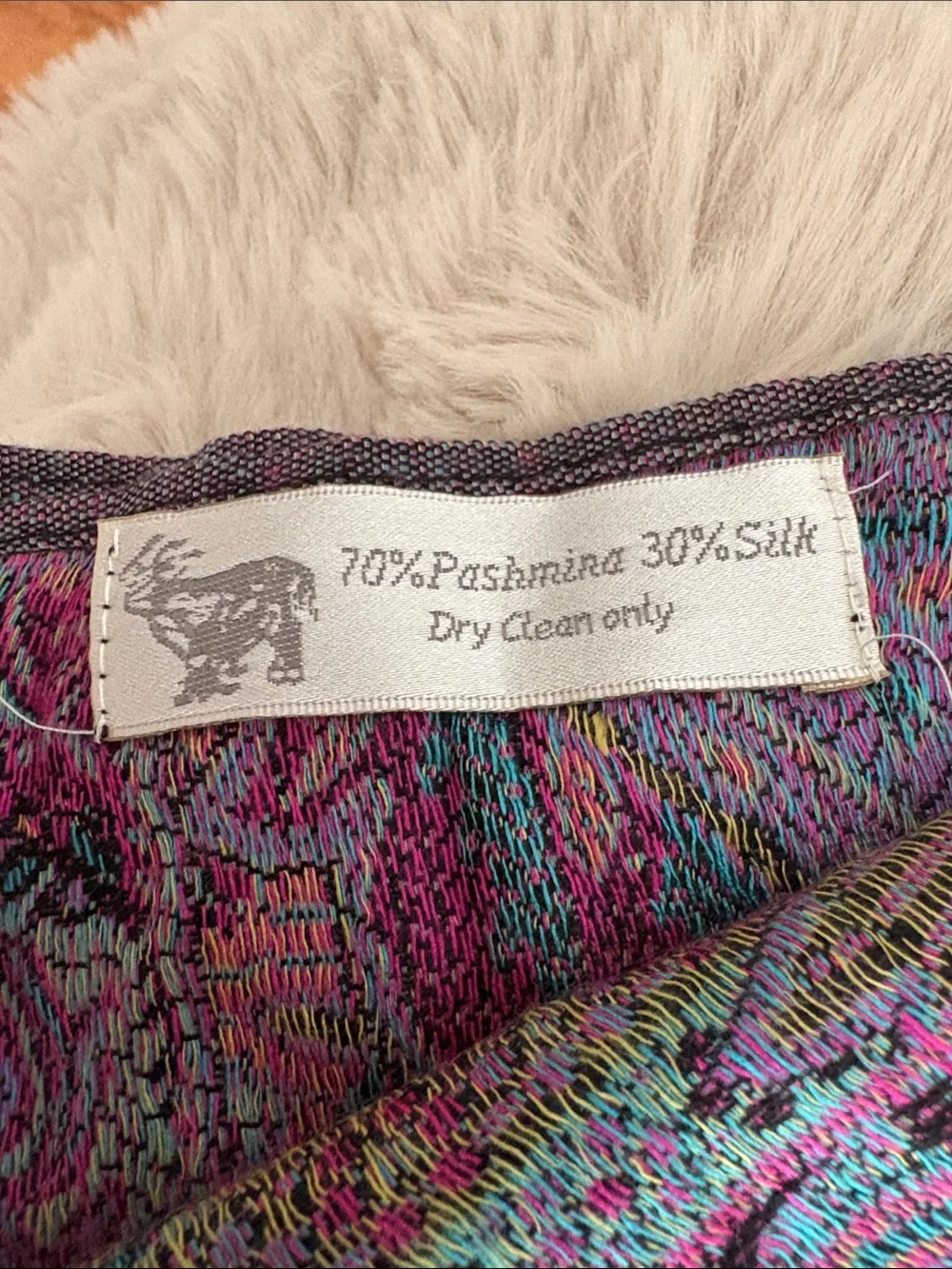 Multicolor Paisley Woven Scarf - Pink, Teal & Gold